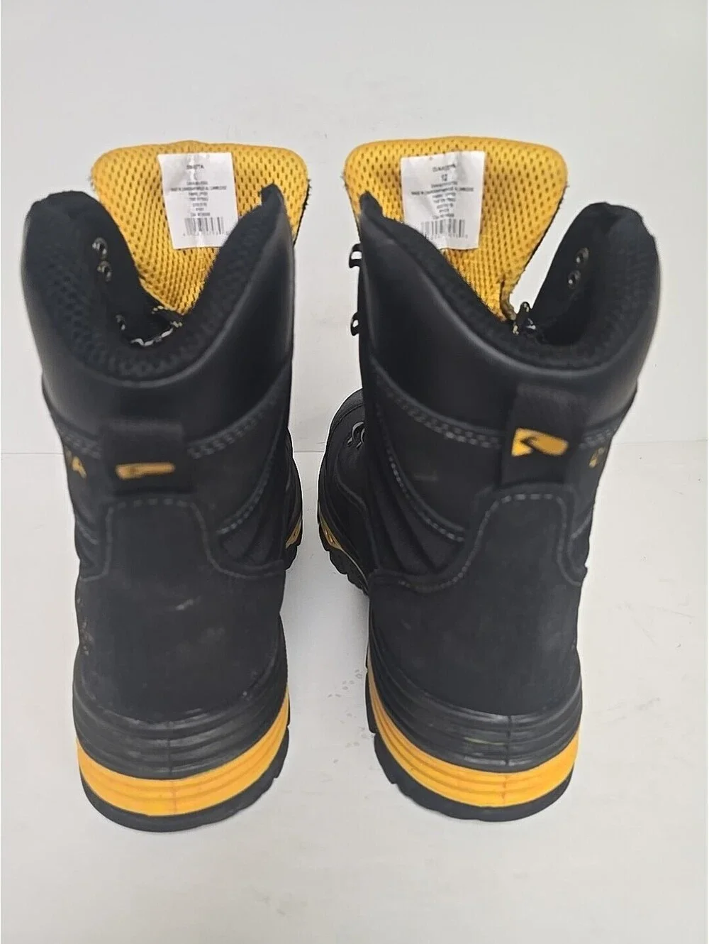 Dakota Men's Comp Toe Comp Plate 8560 Ballistic Nylon WP Work Boots Black 12M